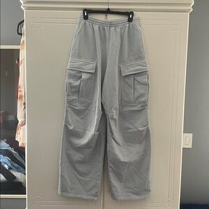SKIMS Gray Cargo Pants